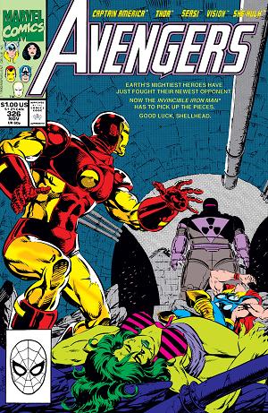 Avengers #326  cover
