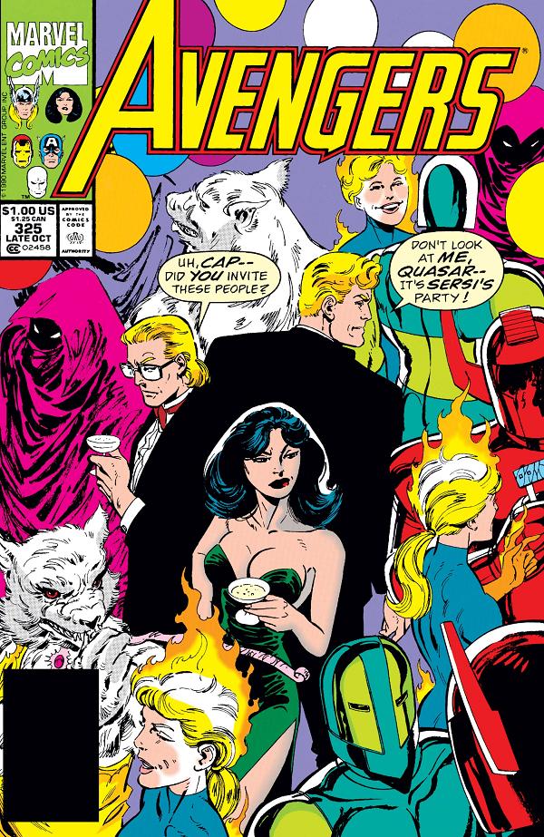 Avengers #325  cover