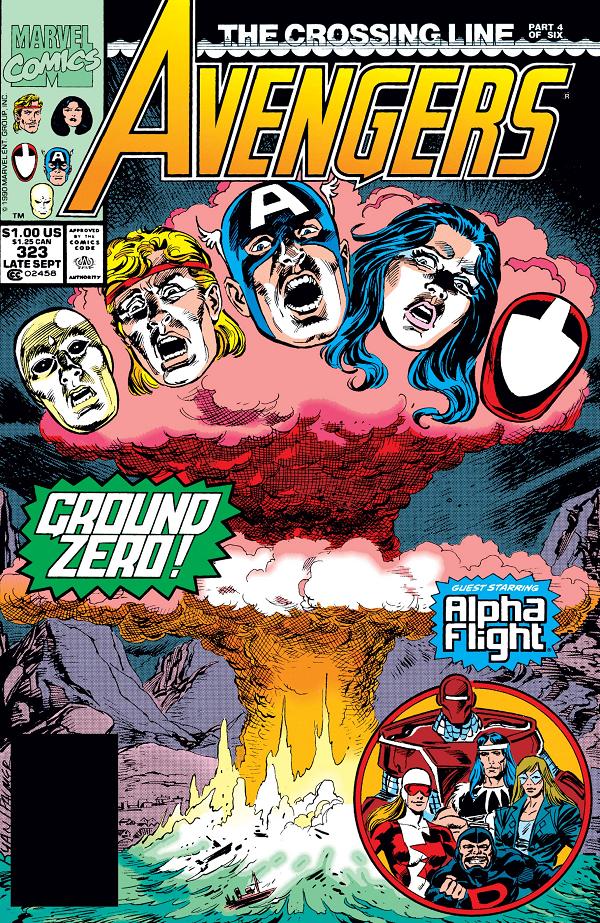 Avengers #323  cover