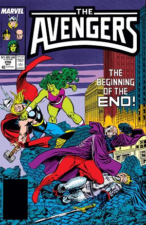 Avengers #296  cover