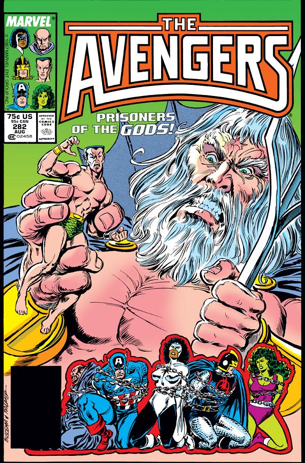 Avengers #282  cover