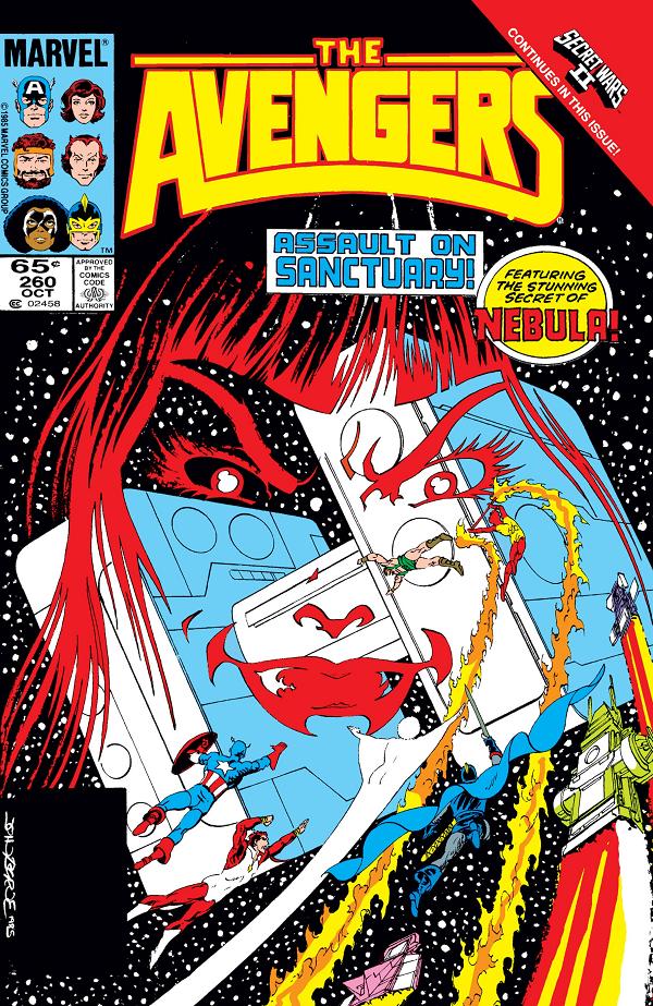 Avengers #260  cover