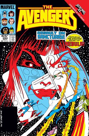 Avengers #260  cover