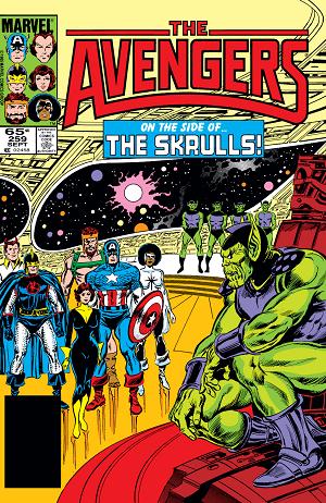 Avengers #259  cover