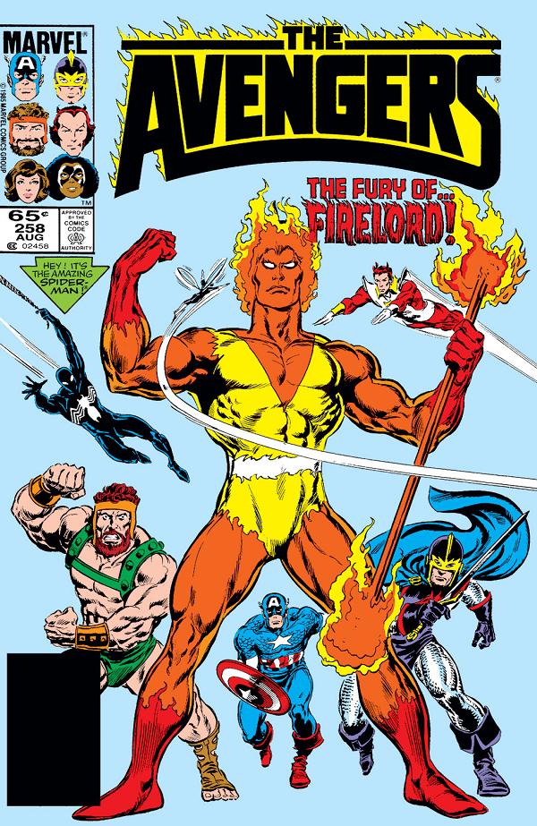 Avengers #258  cover