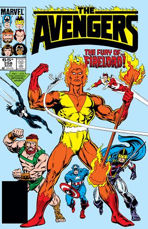 Avengers #258  cover