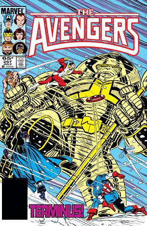Avengers #257  cover