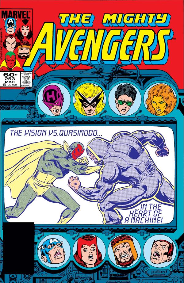 Avengers #253  cover