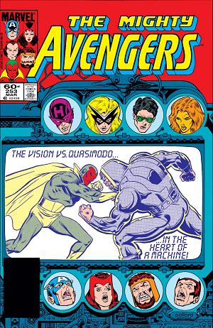 Avengers #253 cover