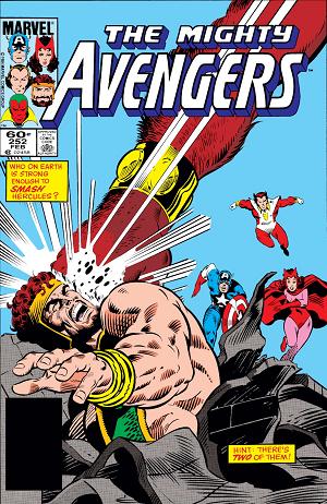 Avengers #252 cover