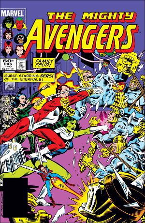 Avengers #246  cover