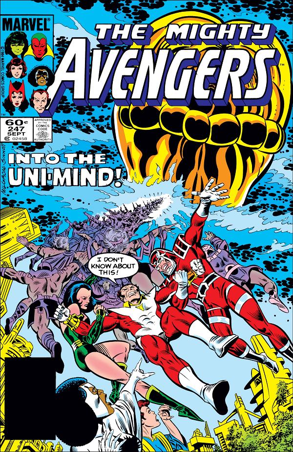 Avengers #247  cover