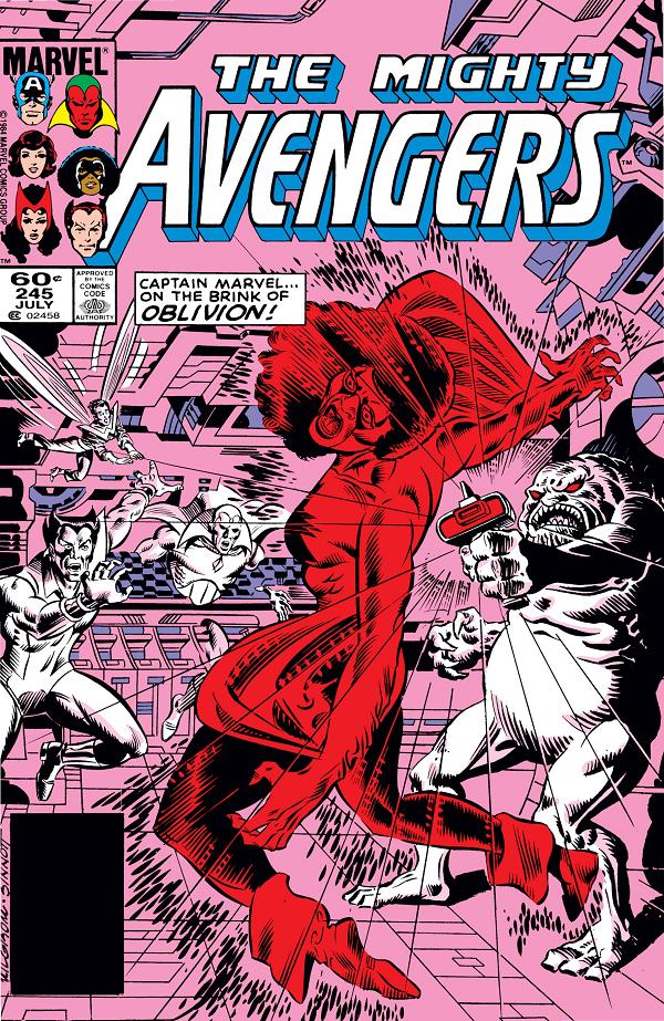 Avengers #245  cover