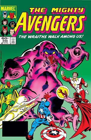 Avengers #244 cover