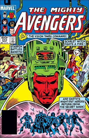 Avengers #243  cover
