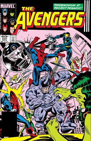 Avengers #237  cover