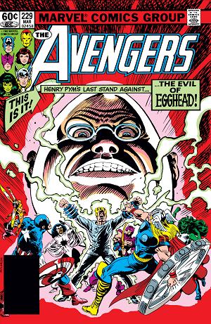 Avengers #229  cover