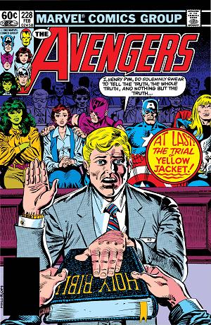 Avengers #228  cover