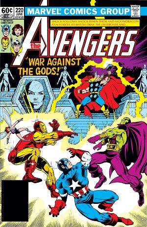 Avengers #220 cover