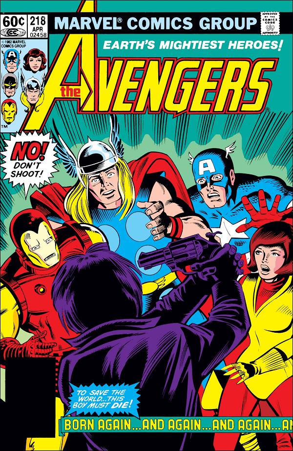 Avengers #218  cover