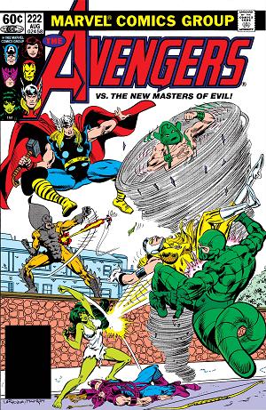 Avengers #222 cover