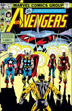Avengers #217 cover