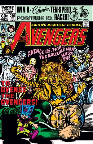Avengers #216 cover