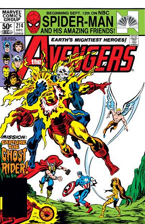 Avengers #214 cover