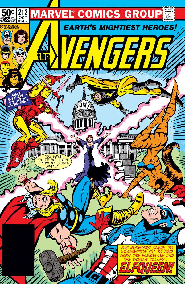 Avengers #212  cover