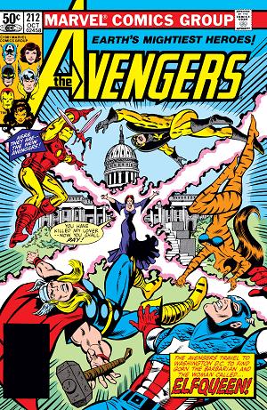 Avengers #212 cover