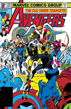 Avengers #211 cover