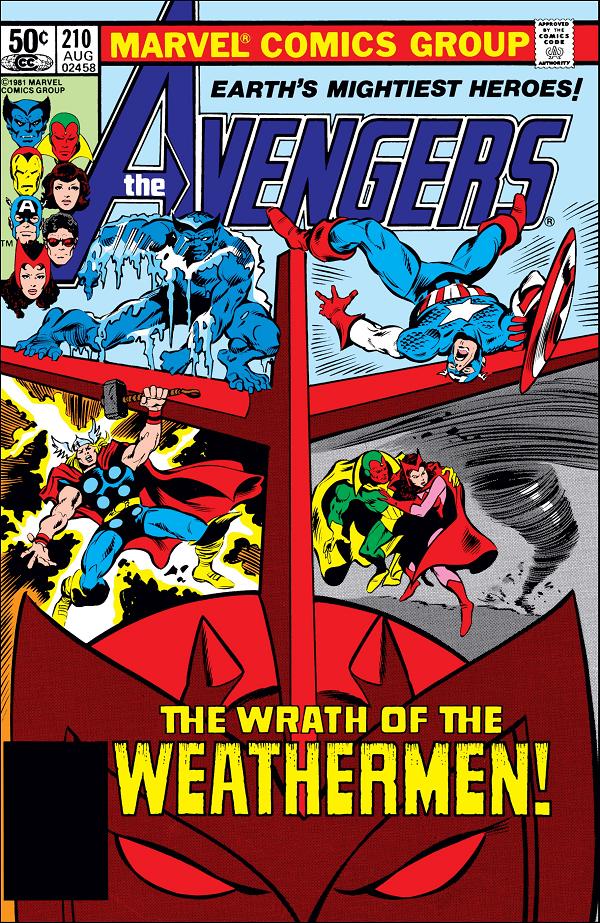 Avengers #210  cover