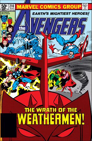 Avengers #210 cover