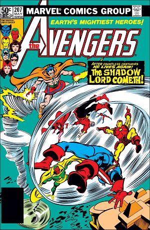 Avengers #207 cover