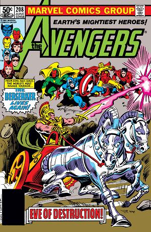 Avengers #208 cover