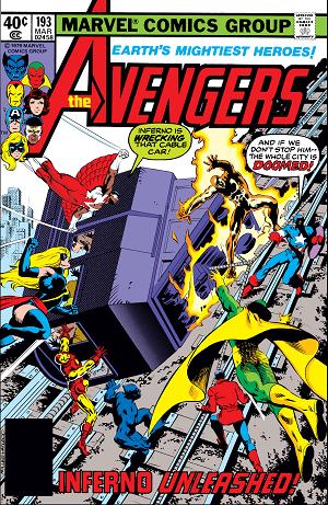 Avengers #193  cover