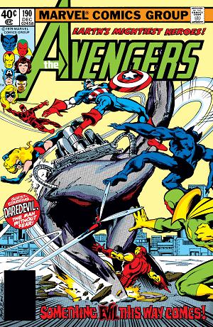 Avengers #190  cover