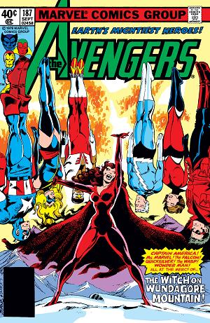 Avengers #187  cover
