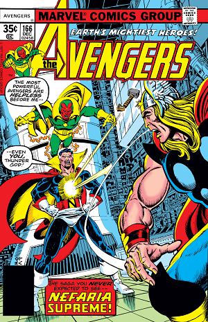 Avengers #166  cover