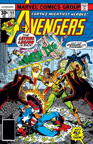 Avengers #164  cover
