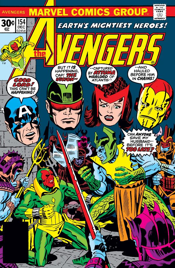 Avengers #154  cover