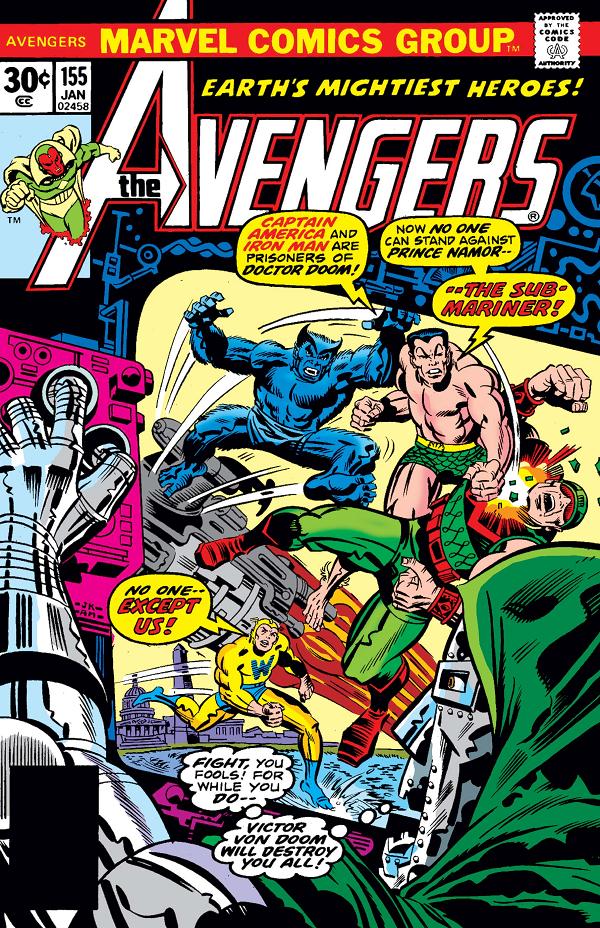 Avengers #155  cover