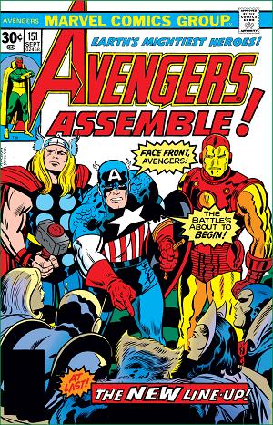 Avengers #151  cover