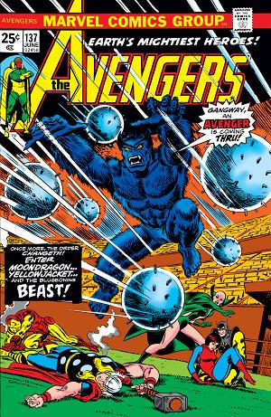 Avengers #137  cover