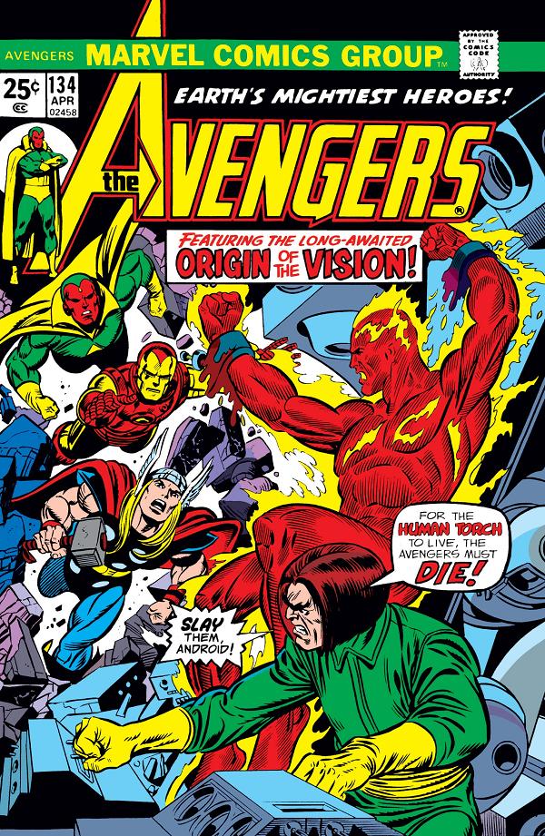 Avengers #134  cover