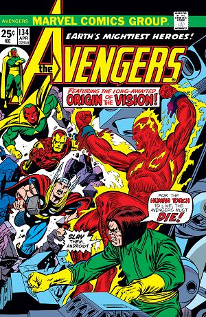 Avengers #134  cover