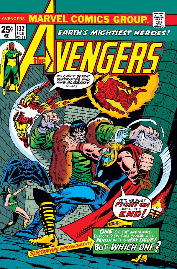 Avengers #132  cover