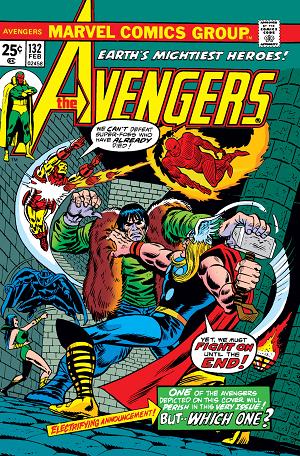 Avengers #132  cover