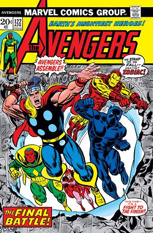 Avengers #122  cover