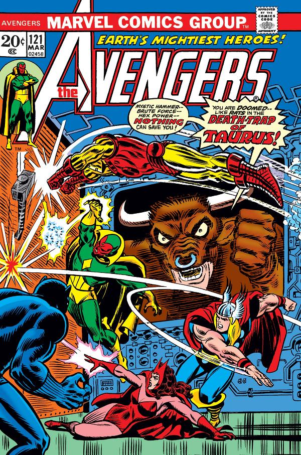 Avengers #121  cover